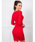 Aptempta suknelė moterims Rue Paris (raudonos spalvos)